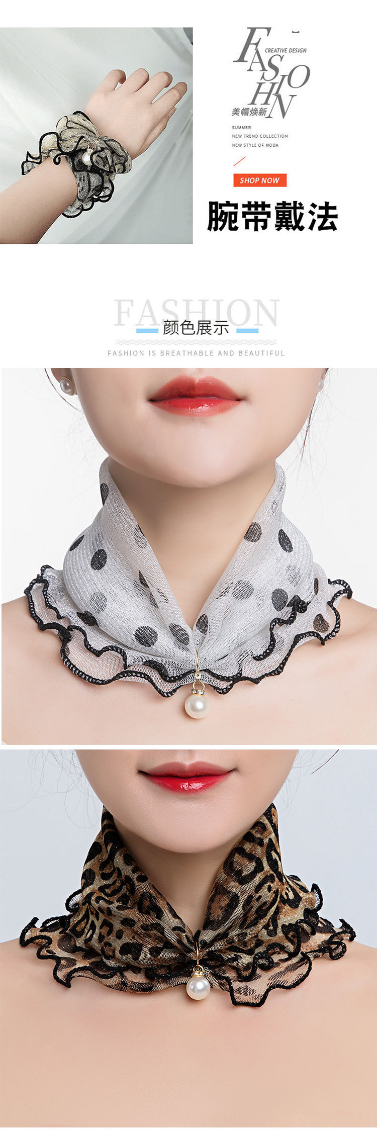 Factory Wholesale Printing Triangular Binder Korean Style Small Silk Scarf Scarf Women's Thin Fashion Scarf One Piece Dropshipping