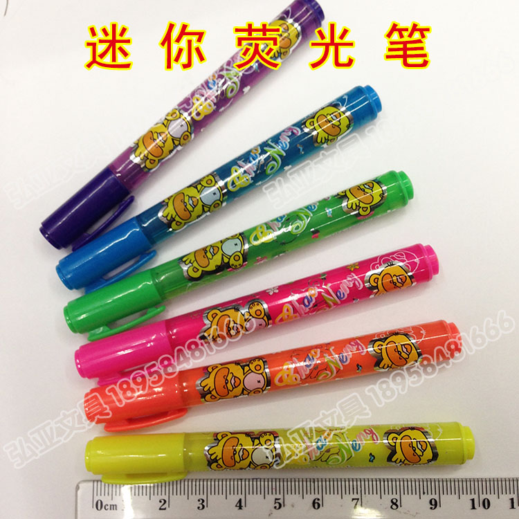 Mini mini color highlighter fruity gift pen