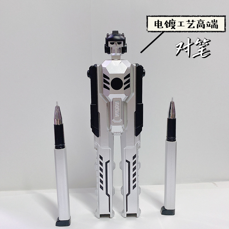 Creative Deformation Robot Modeling Gel Pen New Deformation Neutral Pair Pen Removable Ball Pen School Supplies
