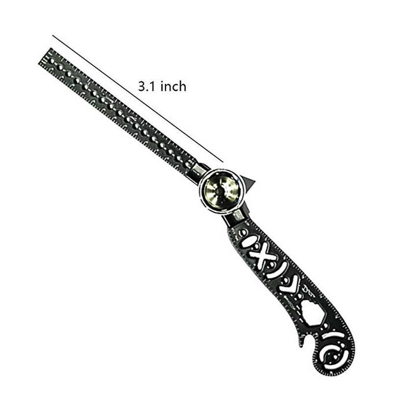 Hot Selling Engineering Drawing Compass Multifunctional Drawing Ruler Creative Personality Magnetic Drawing Drawing Ruler Compasses
