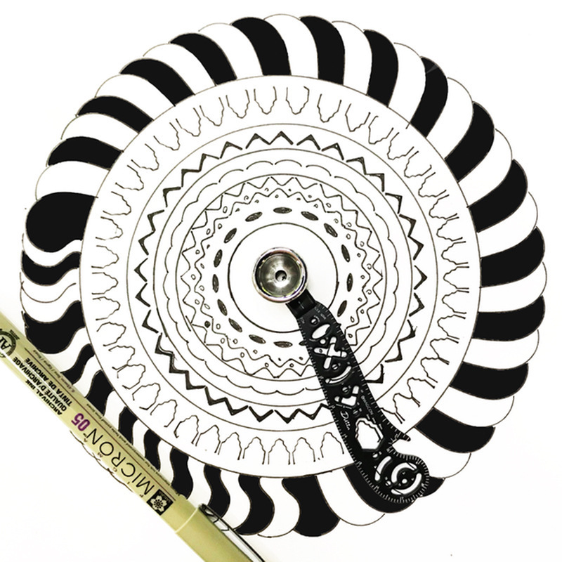 Multifunctional Drawing Ruler Cross-Border Hot Creative Drawing Tools Art Office Compasses with Magnetic Ruler Drawing Supplies Multifunctional Drawing Ruler Cross-Border Hot Creative Drawing Tools Art Office Compasses with Magnetic Ruler Drawing Supplies