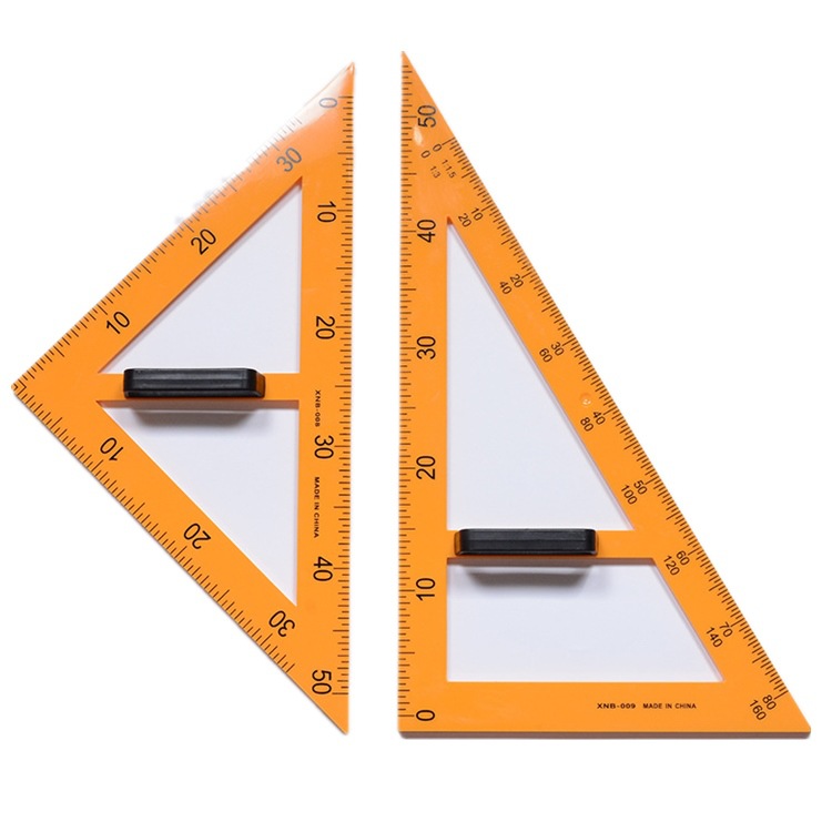 Instrument Supplies Multifunctional Teaching Ruler Compasses Triangle Art Five Pieces Rulers Set Stationery Wholesale Customization