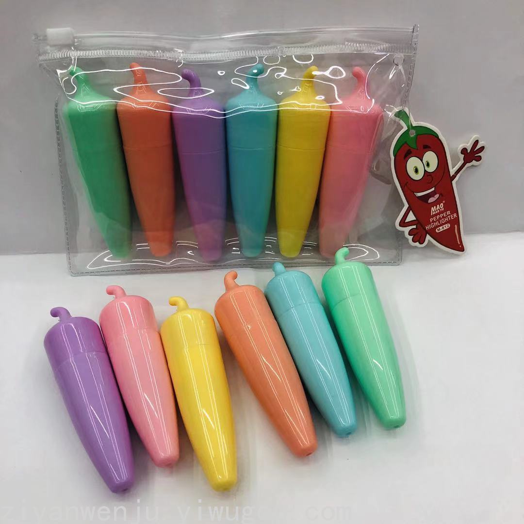 Pepper Creative Modeling Fluorescent Pen PEPPER HIGHLIGHTER Pepper Creative Modeling Fluorescent Pen PEPPER HIGHLIGHTER