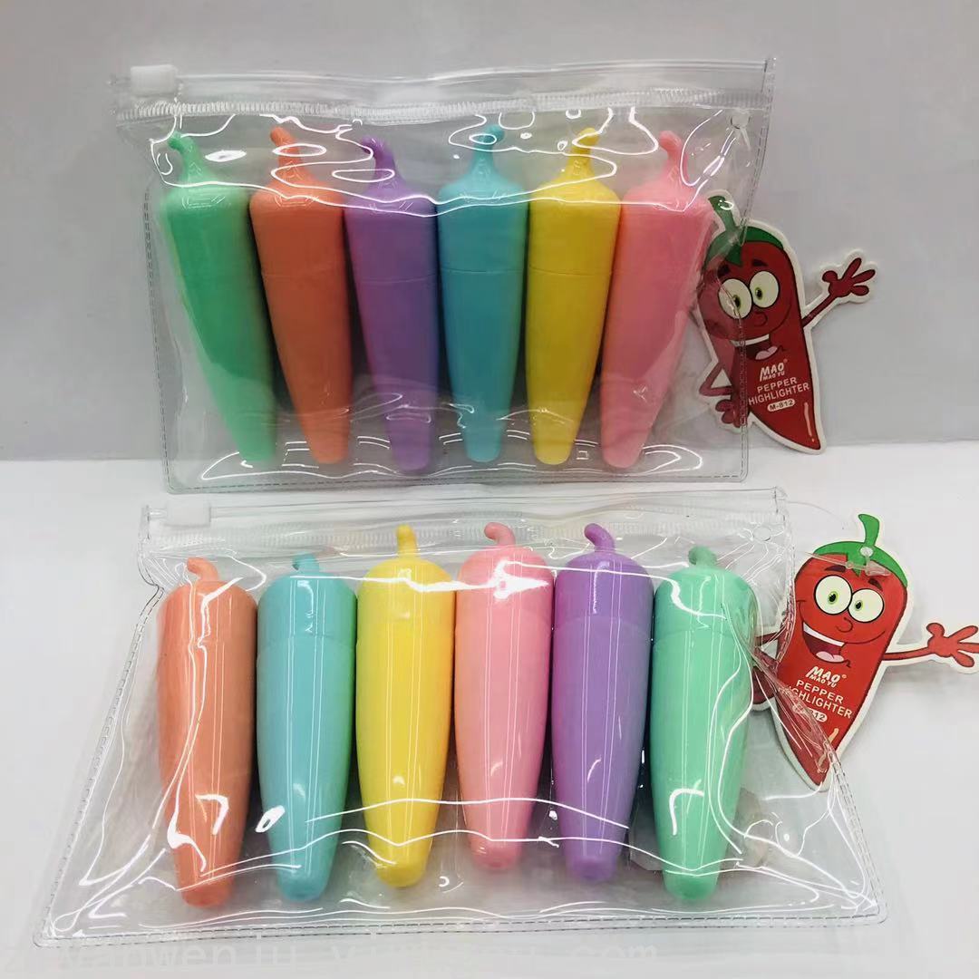 Pepper Creative Modeling Fluorescent Pen PEPPER HIGHLIGHTER Pepper Creative Modeling Fluorescent Pen PEPPER HIGHLIGHTER