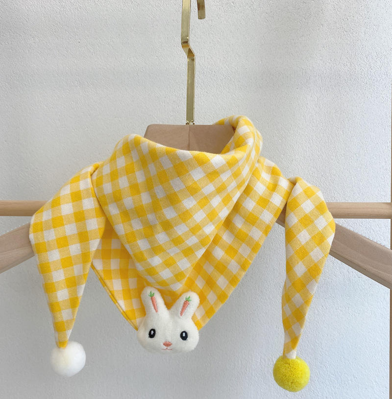 Triangular Binder Cute Pure Cotton Scarf Fashion Autumn and Winter Baby Boys and Girls Scarf Winter Super Cute Kids Girl
