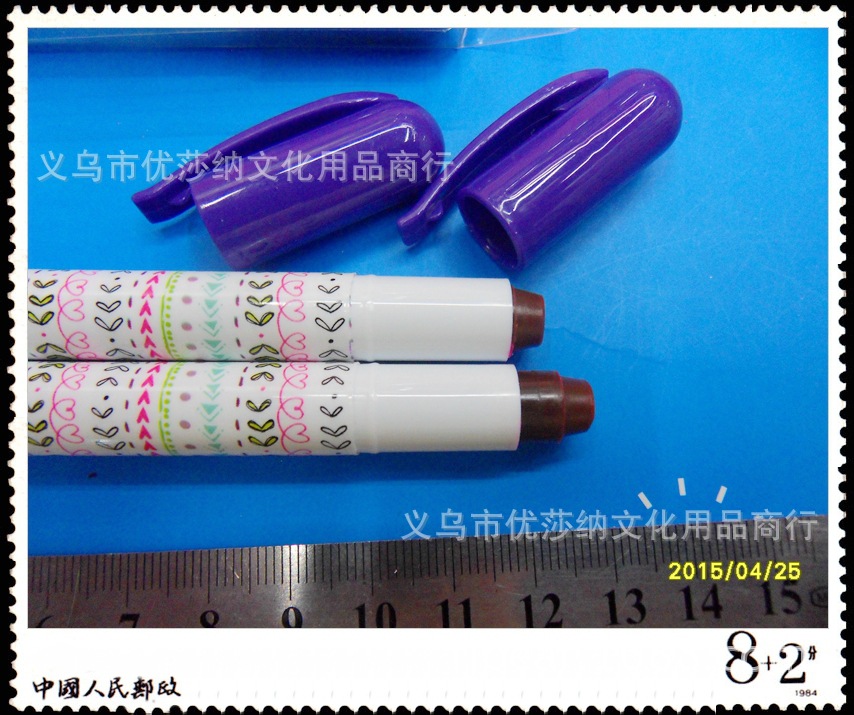 PVC boxes solid highlighter 2015 new rotating five-color highlighter PVC boxes solid highlighter 2015 new rotating five-color highlighter