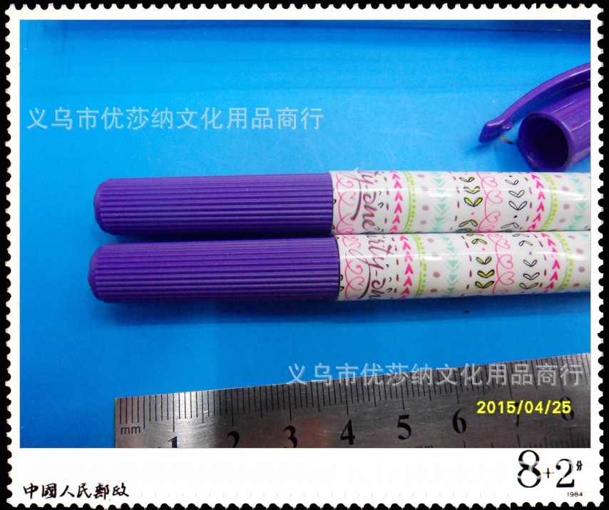 PVC boxes solid highlighter 2015 new rotating five-color highlighter PVC boxes solid highlighter 2015 new rotating five-color highlighter