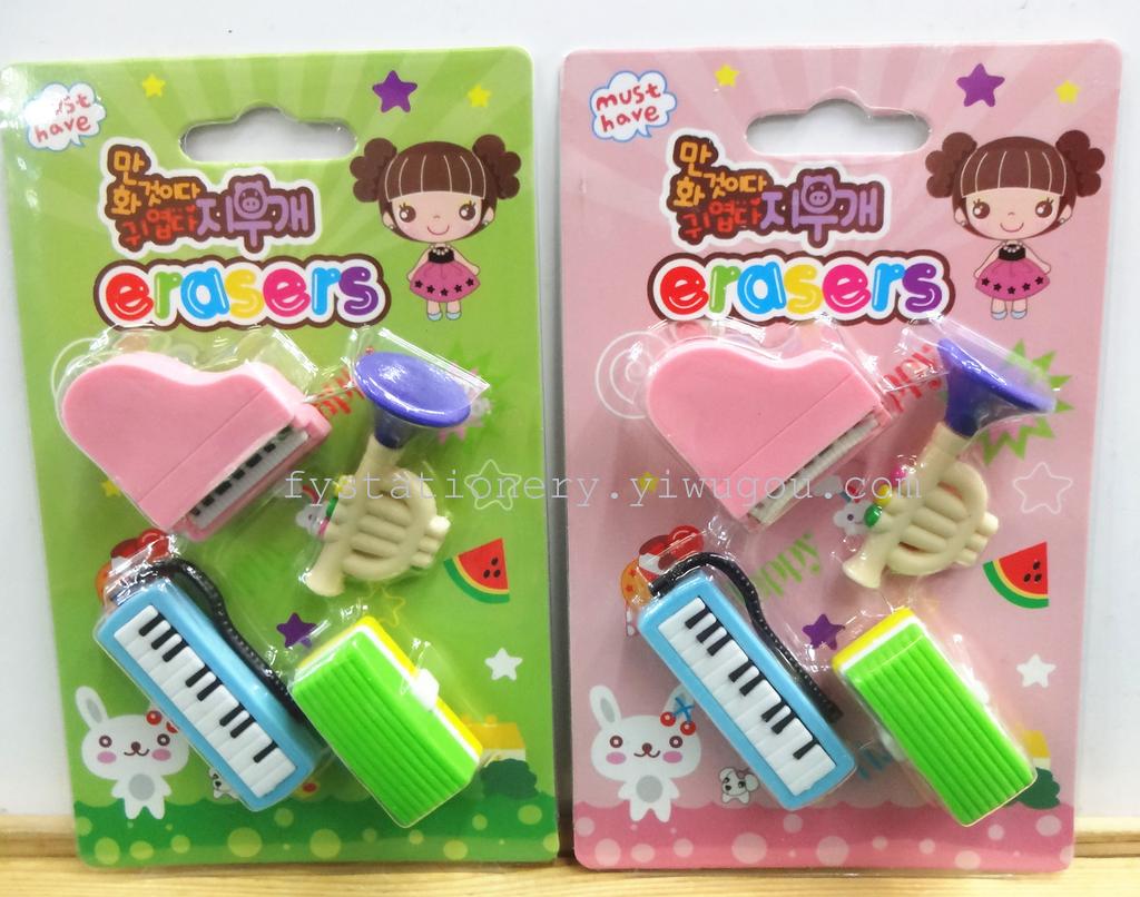 Musical instrument piano rubber Eraser Korean stationery wholesale factory direct