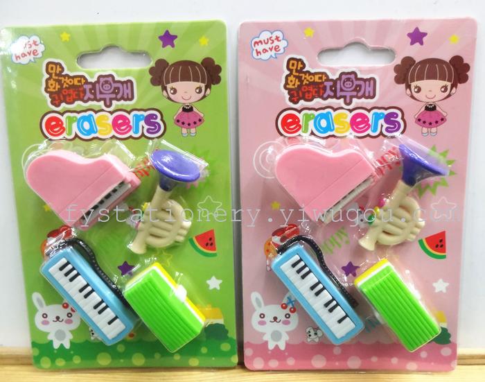 Musical instrument piano rubber Eraser Korean stationery wholesale factory direct