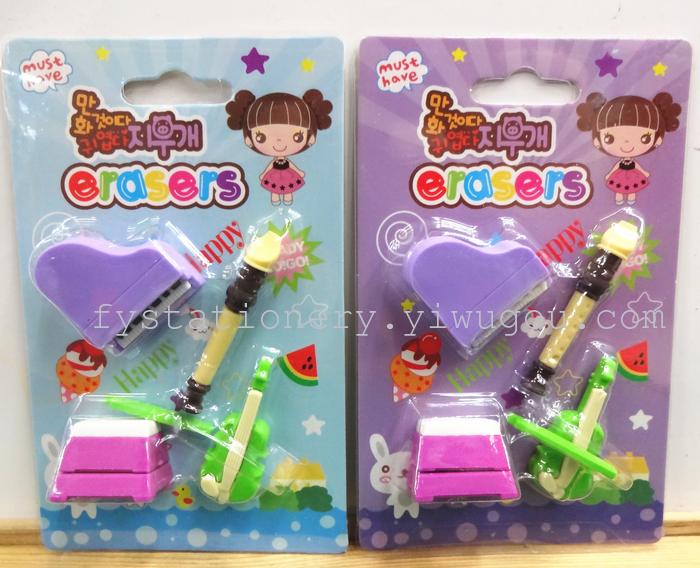 Musical instrument piano rubber Eraser Korean stationery wholesale factory direct