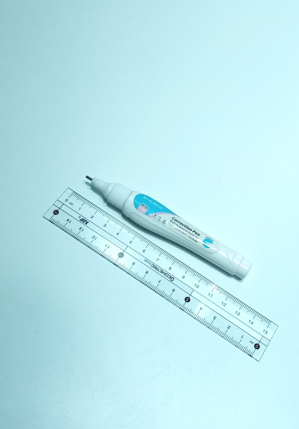 Correction Pen Correction Fluid White Student Pen-Type Steel Head Seamless Correction Fluid Strong Coverage Non-Toxic Correction Fluid Quick-Drying