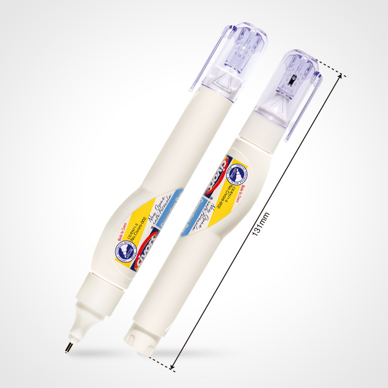 Civors-002 Correction Fluid Non-Toxic Quick-Drying Correction Pen for Students Correction Fluid White Environmentally Friendly Quick-Drying Type