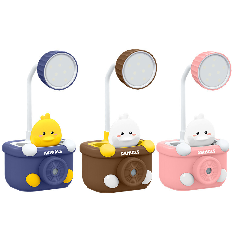 Pencil Knife Cartoon Table Lamp Animal USB Rechargeable Children's Creative Eye Protection Table Lamp Dormitory Led Small Night Lamp Gift Pencil Knife Cartoon Table Lamp Animal USB Rechargeable Children's Creative Eye Protection Table Lamp Dormitory Led Small Night Lamp Gift
