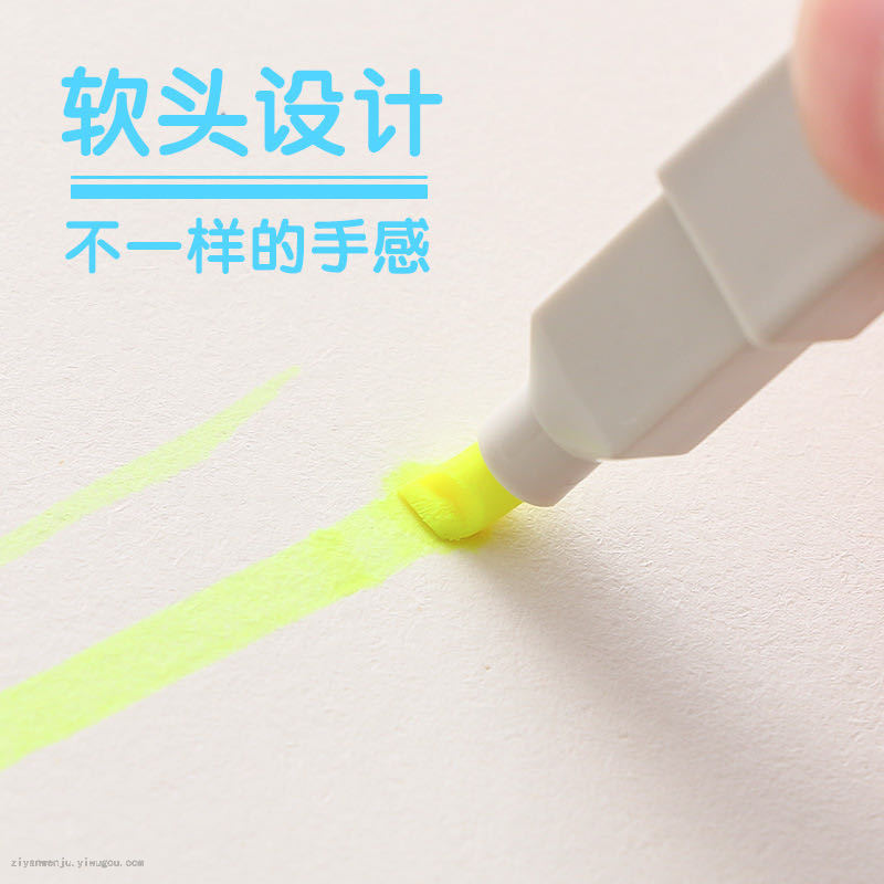 Collection Club Eye Protection Color Morandi Highlighter Color Student Journal Mark Quick-Drying Soft Head Highlighter Collection Club Eye Protection Color Morandi Highlighter Color Student Journal Mark Quick-Drying Soft Head Highlighter