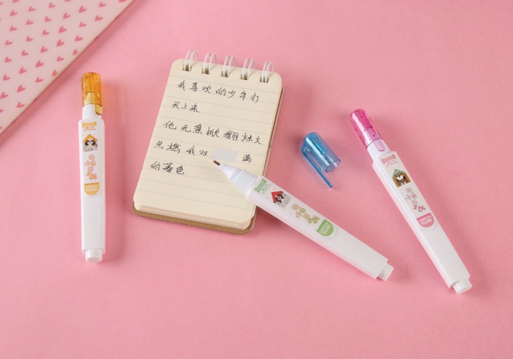 Cartoon Creative Correction Fluid Student Safety Correction Fluid Steel Head Pen Type Correction Fluid Stationery Cartoon Creative Correction Fluid Student Safety Correction Fluid Steel Head Pen Type Correction Fluid Stationery