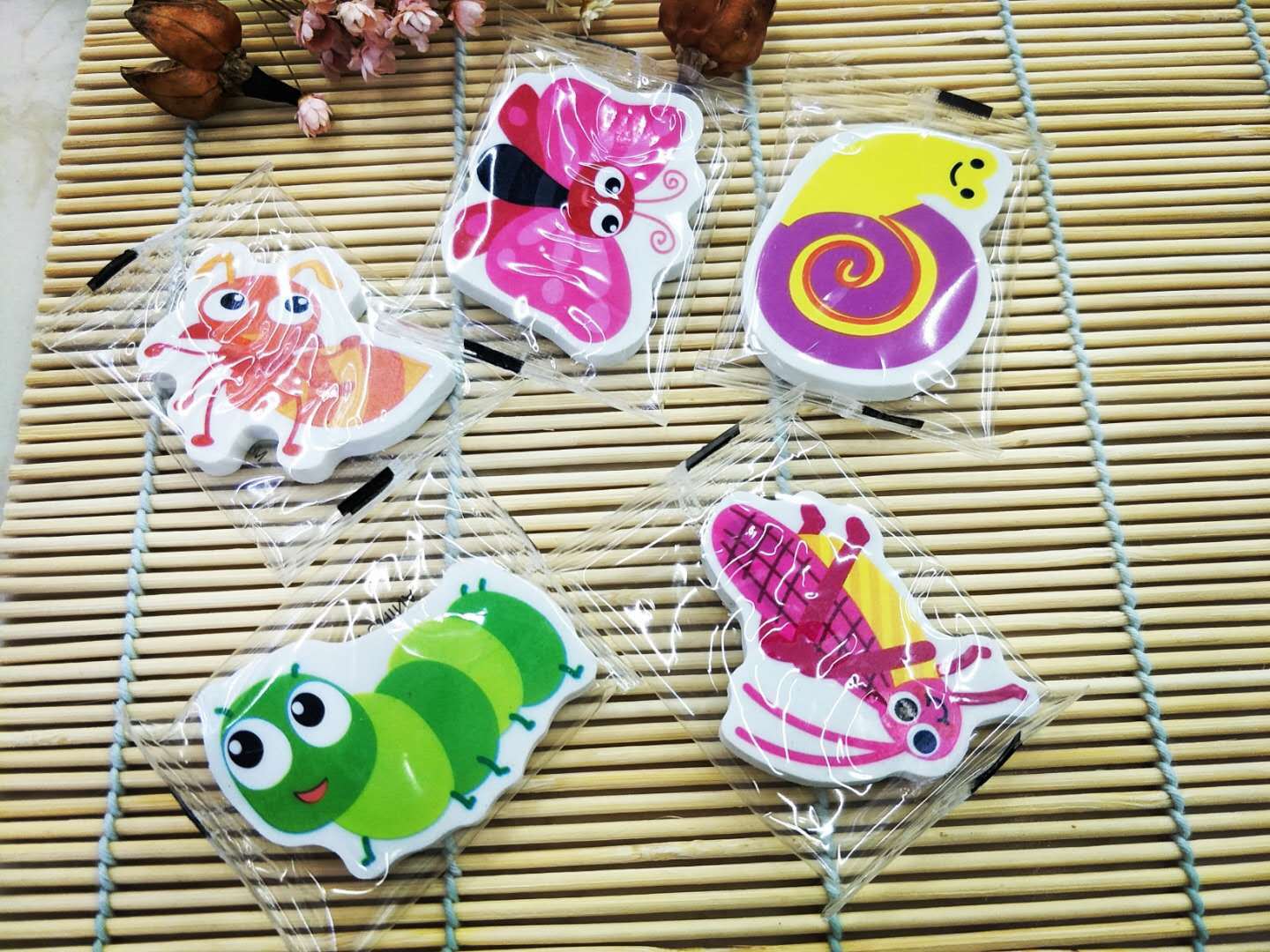 Animal Cartoon Flat Eraser Cute Rubber Primary School Student School Supplies Stationery Wholesale Animal Cartoon Flat Eraser Cute Rubber Primary School Student School Supplies Stationery Wholesale