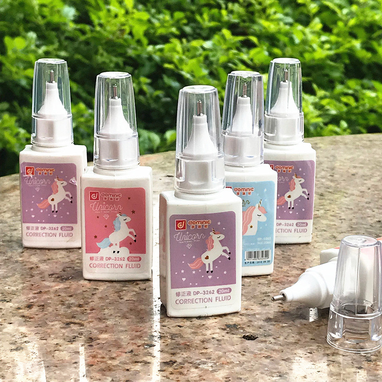 3262 Cartoon Correction Fluid Internet Celebrity Unicorn Correction Fluid Children's Graffiti Seamless Correction Fluid