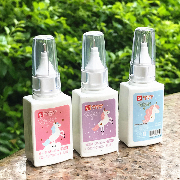 3262 Cartoon Correction Fluid Internet Celebrity Unicorn Correction Fluid Children's Graffiti Seamless Correction Fluid