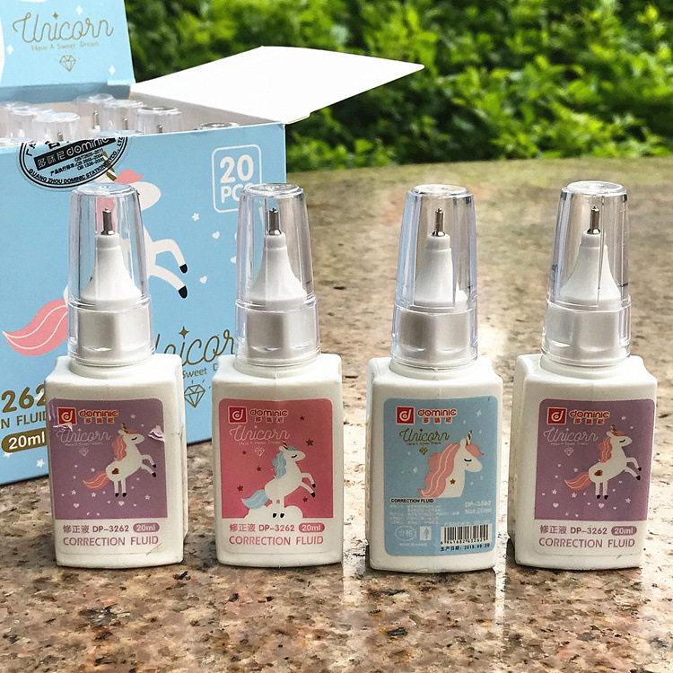 3262 Cartoon Correction Fluid Internet Celebrity Unicorn Correction Fluid Children's Graffiti Seamless Correction Fluid