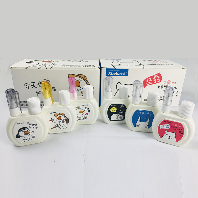 Correction Fluid Brush DualUse Correction Fluid 20Ml NonToxic QuickDrying Word Removal Liquid Student Stationery Correction Fluid Brush DualUse Correction Fluid 20Ml NonToxic QuickDrying Word Removal Liquid Student Stationery