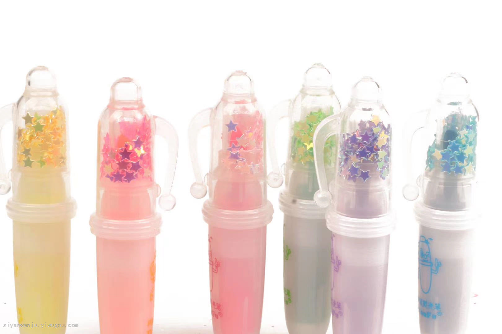 Cute pen modeling 6 color highlighter children's graffiti painting focus marker pen candy color pen Cute pen modeling 6 color highlighter children's graffiti painting focus marker pen candy color pen