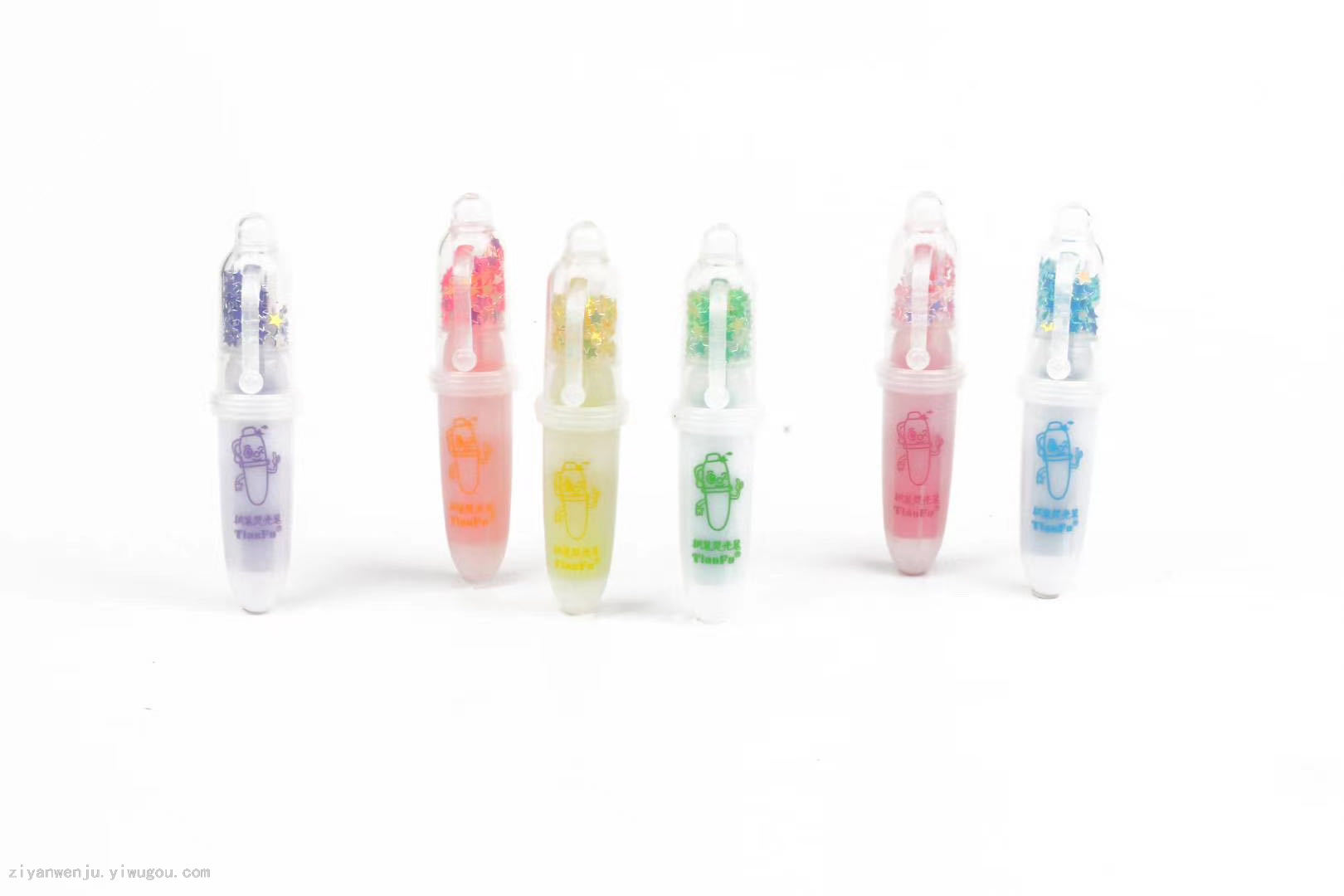 Cute pen modeling 6 color highlighter children's graffiti painting focus marker pen candy color pen Cute pen modeling 6 color highlighter children's graffiti painting focus marker pen candy color pen