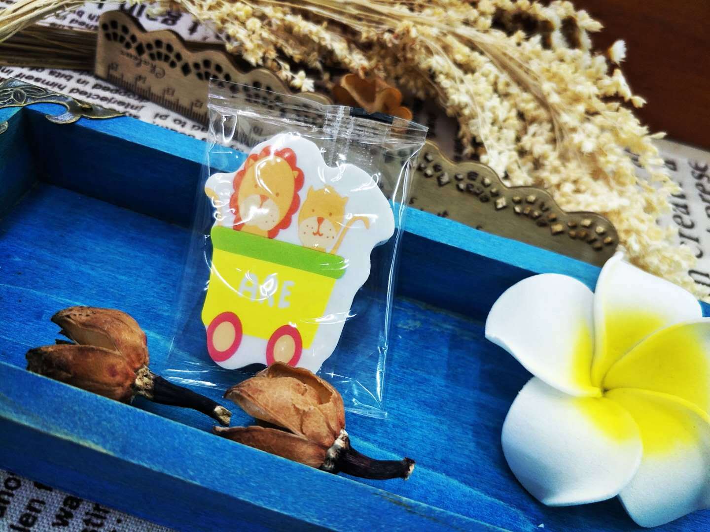Animal English Cartoon Plane Eraser Cute Rubber Primary School Student School Supplies Stationery Wholesale