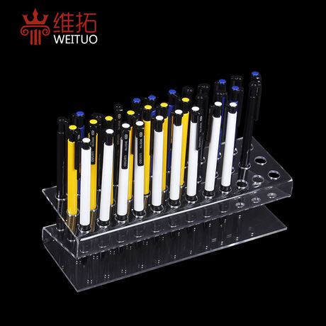 Vituo creative vertical shape acrylic display eyebrow pencil eyeliner pen, ball pen display props jewelry rack