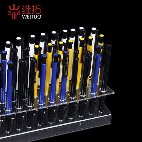 Vituo creative vertical shape acrylic display eyebrow pencil eyeliner pen, ball pen display props jewelry rack