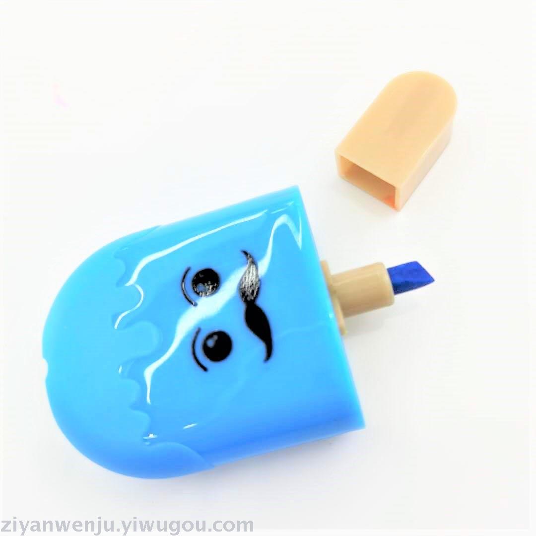 Ice cream Popsicle creative Highlighter cartoon shape candy color student highlight marker pen