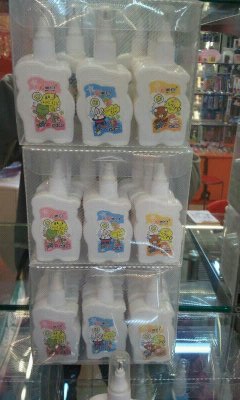Cartoon modeling correction fluid