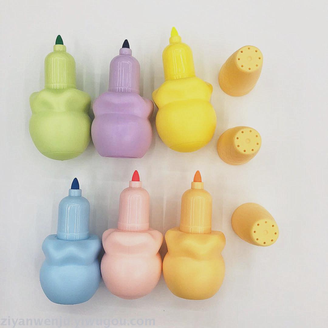 Ice cream Highlighter Student Cute ice cream Cone shape colored highlighter marker pen Ice cream Highlighter Student Cute ice cream Cone shape colored highlighter marker pen