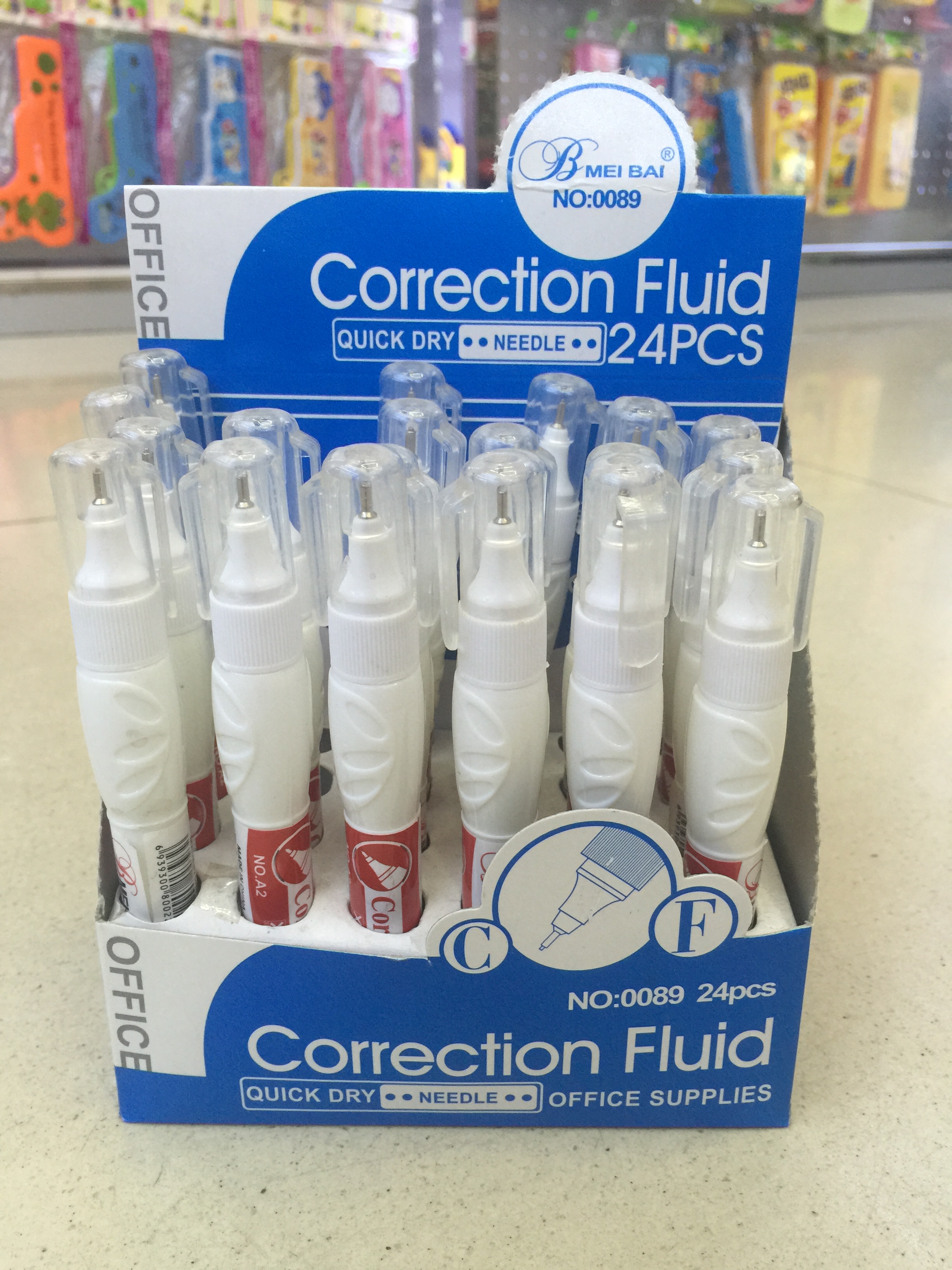 Guangdong new ye stationery stationary correction fluid