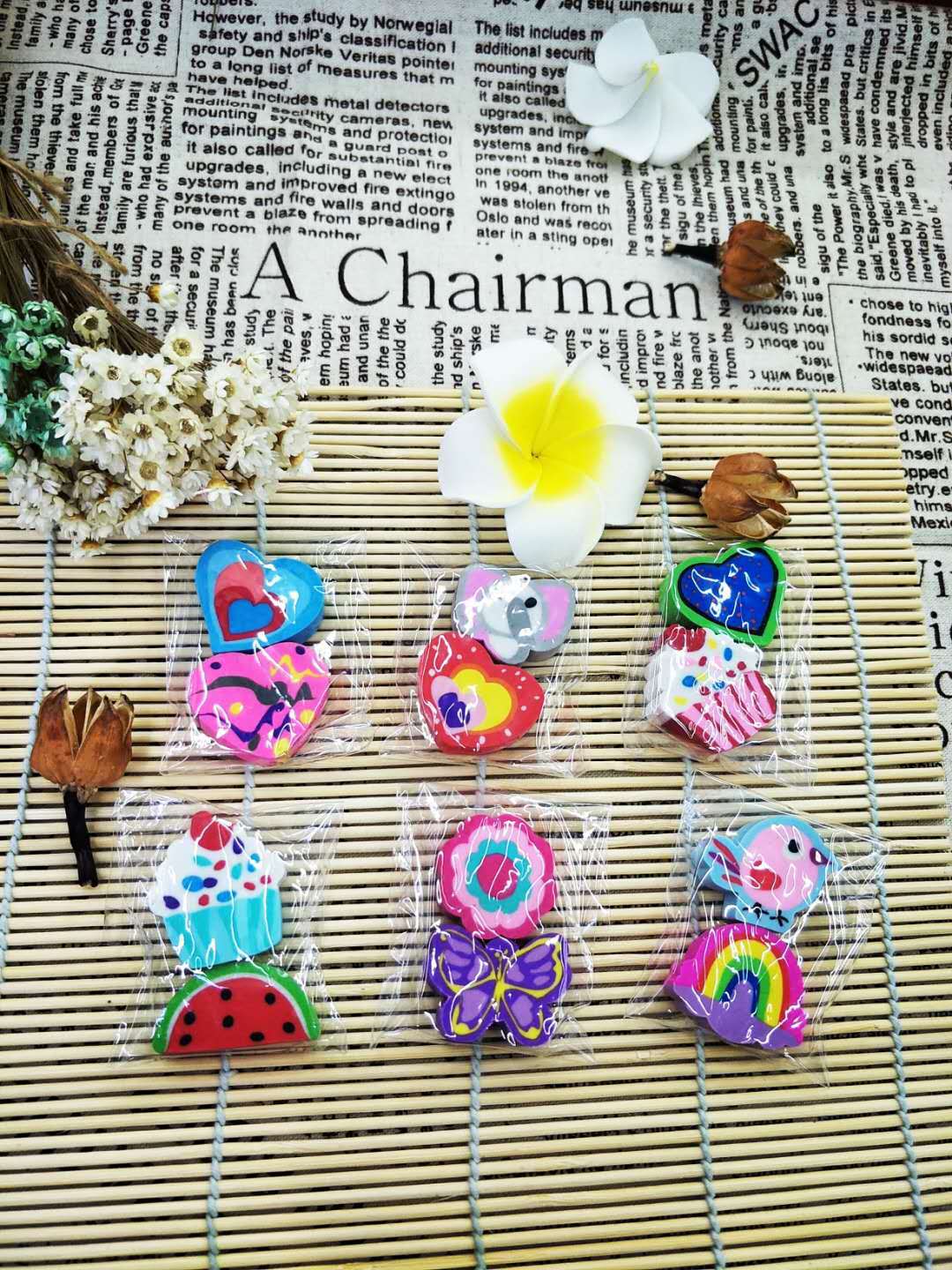 Creative Cute Cartoon Eraser Student School Supplies Eraser Factory Direct Sales