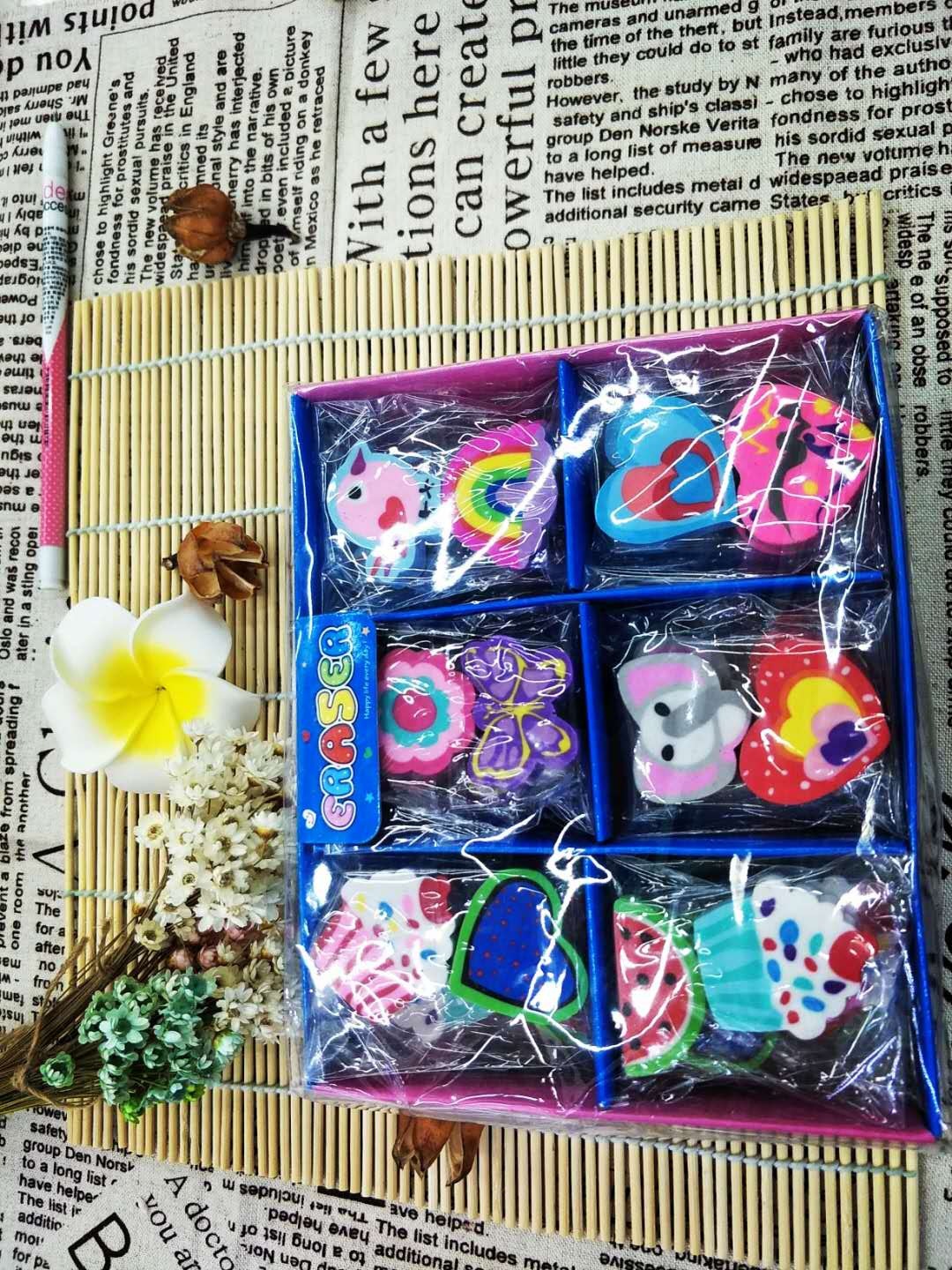 Creative Cute Cartoon Eraser Student School Supplies Eraser Factory Direct Sales