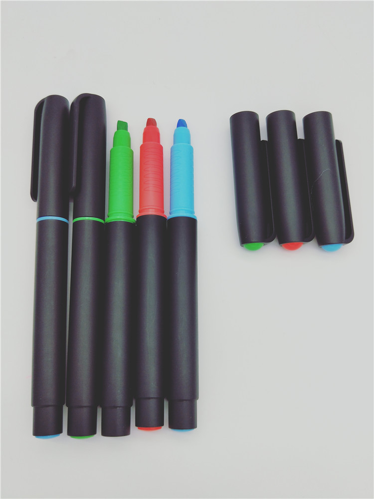 Cf-4724 professional advertising custom LOGO wholesale custom candy highlighter color solid marker pen Cf-4724 professional advertising custom LOGO wholesale custom candy highlighter color solid marker pen