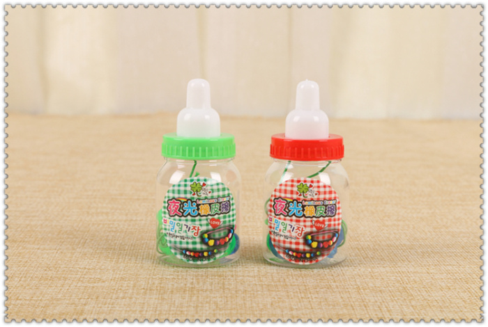 Heart rainbow stationery creative learning stationery children luminous eraser leather wipe cute cartoon like leather wipe