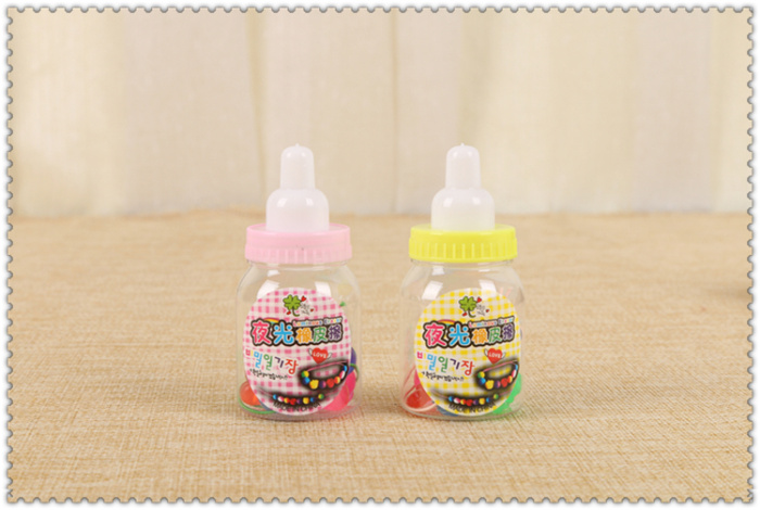Heart rainbow stationery creative learning stationery children luminous eraser leather wipe cute cartoon like leather wipe