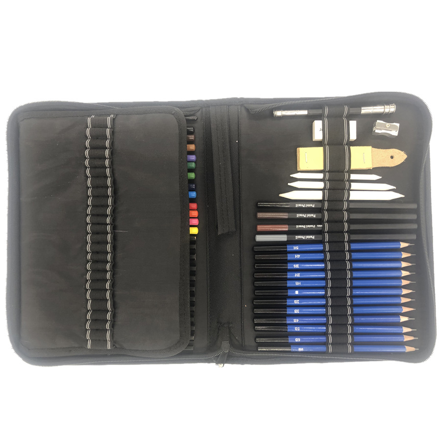 SOURCE Factory Value 72 Pieces Sketching Pencil Color Lead Suit Professional Student Hand Drawn Art Painting Colored Pencils