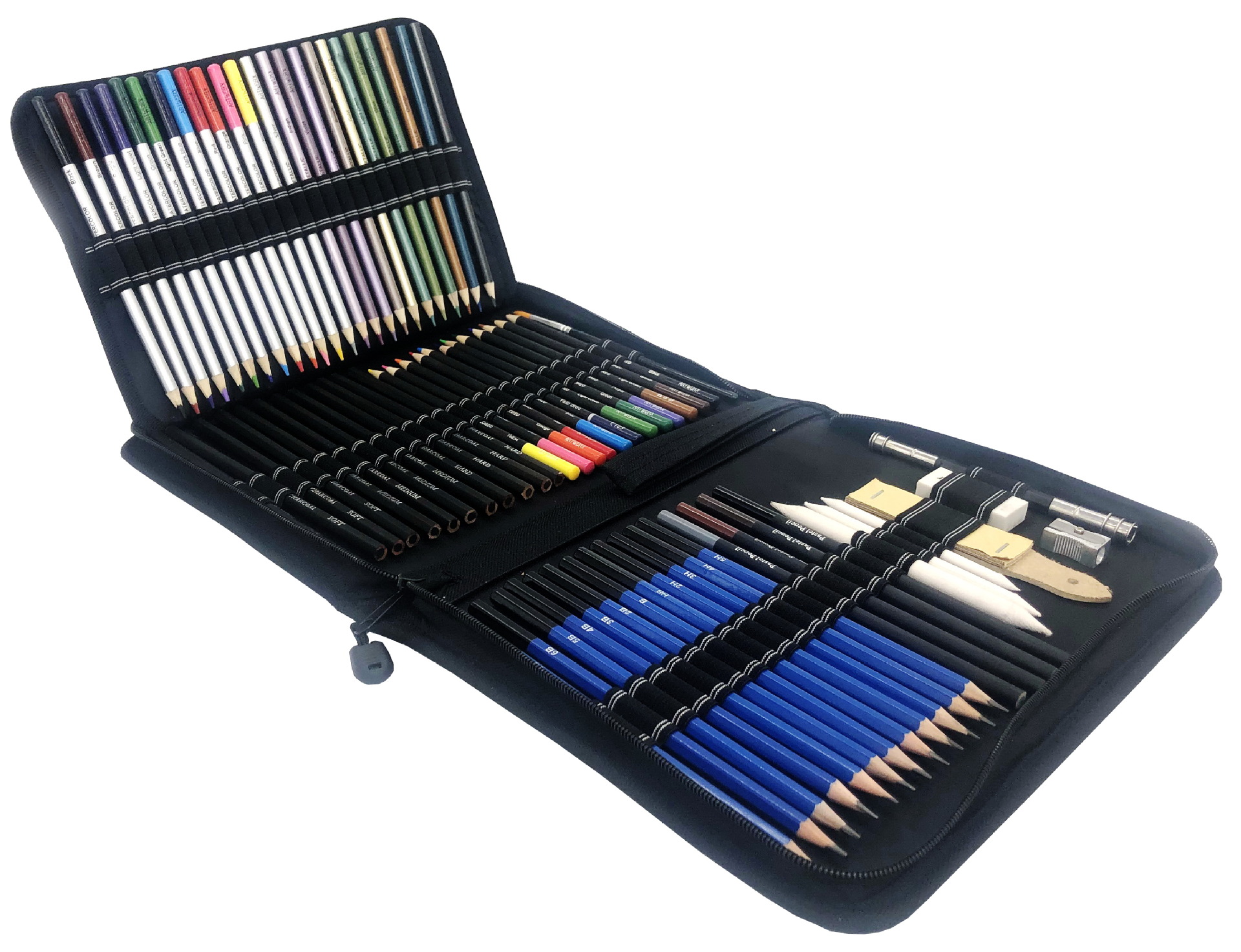 SOURCE Factory Value 72 Pieces Sketching Pencil Color Lead Suit Professional Student Hand Drawn Art Painting Colored Pencils