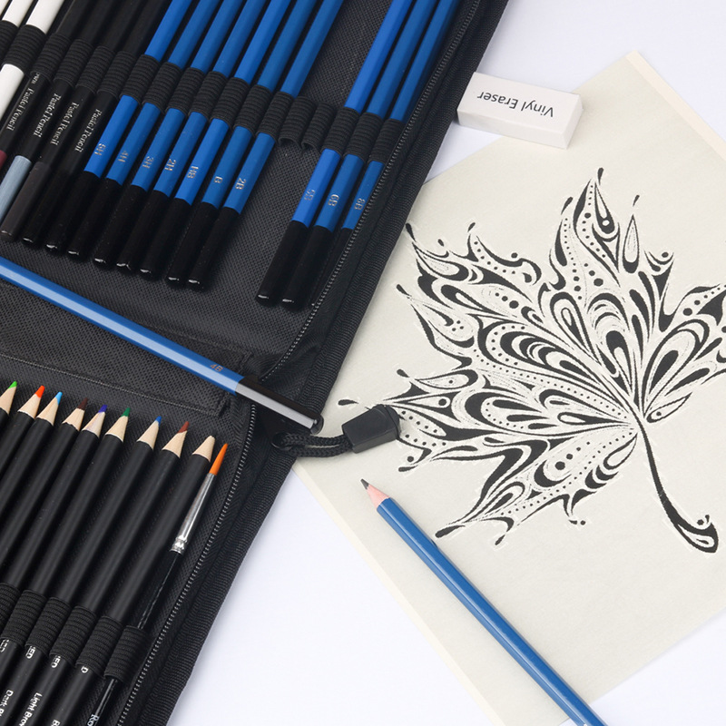 SOURCE Factory Value 72 Pieces Sketching Pencil Color Lead Suit Professional Student Hand Drawn Art Painting Colored Pencils