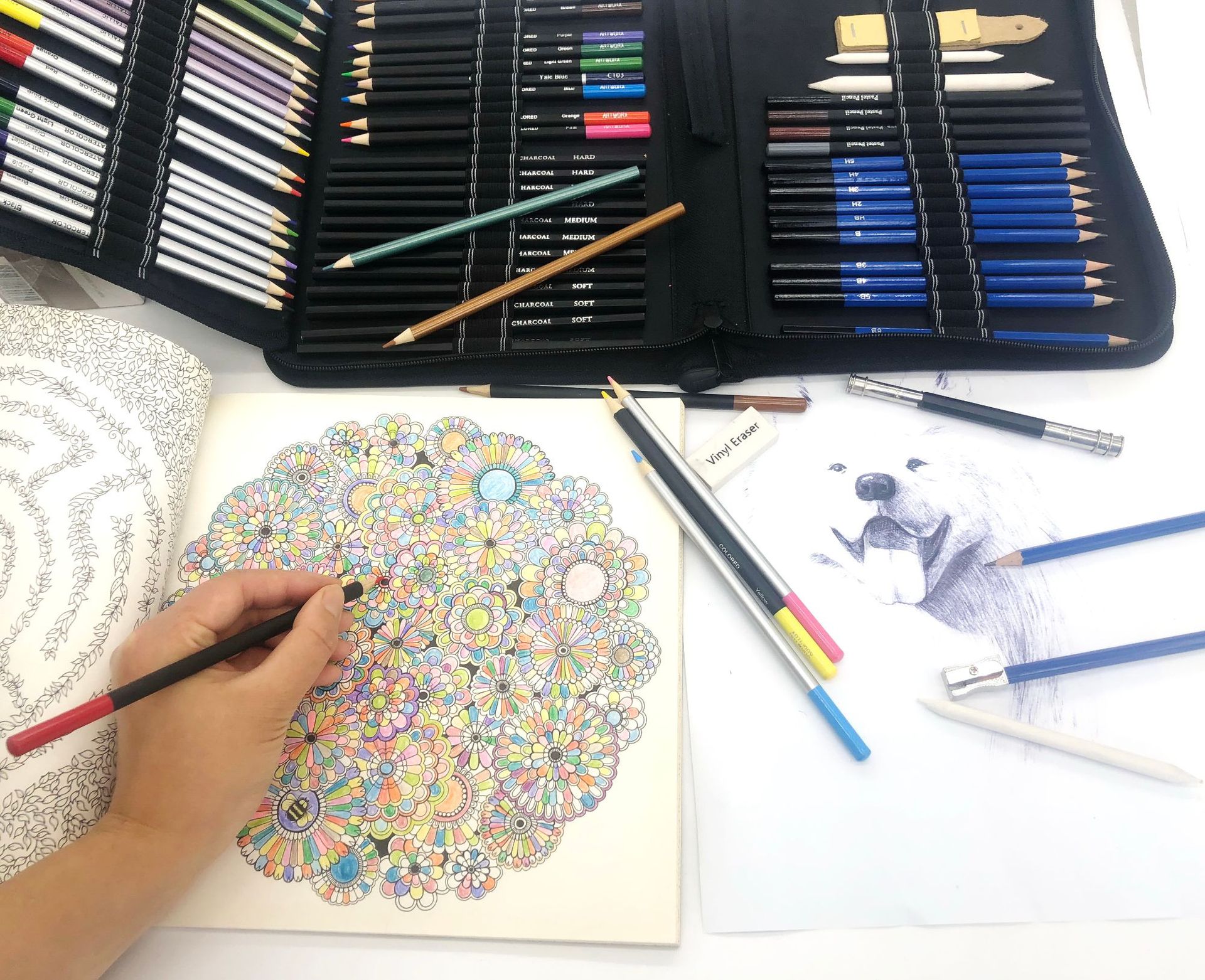 SOURCE Factory Value 72 Pieces Sketching Pencil Color Lead Suit Professional Student Hand Drawn Art Painting Colored Pencils