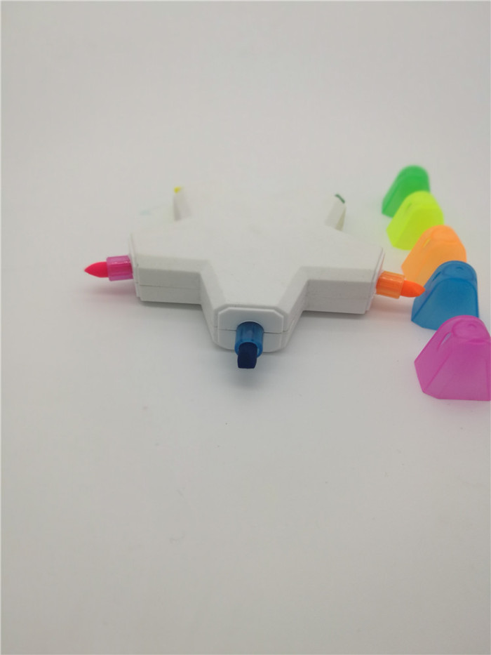 Personality style Pentagram marks made by Yiwu Chou Cheng-Chun pen highlighter color marker Personality style Pentagram marks made by Yiwu Chou Cheng-Chun pen highlighter color marker