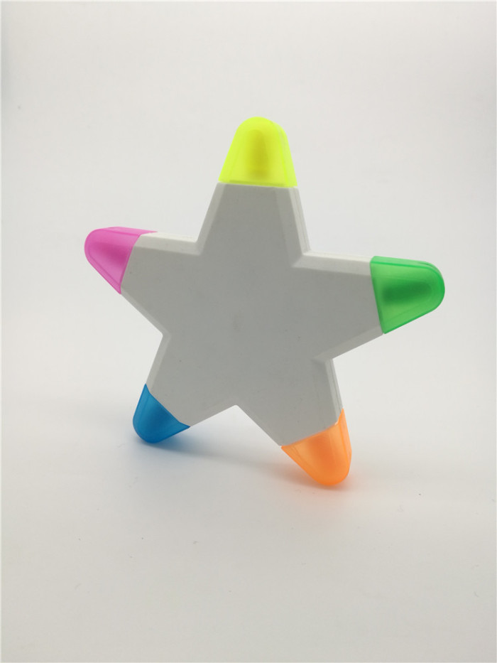 Personality style Pentagram marks made by Yiwu Chou Cheng-Chun pen highlighter color marker Personality style Pentagram marks made by Yiwu Chou Cheng-Chun pen highlighter color marker