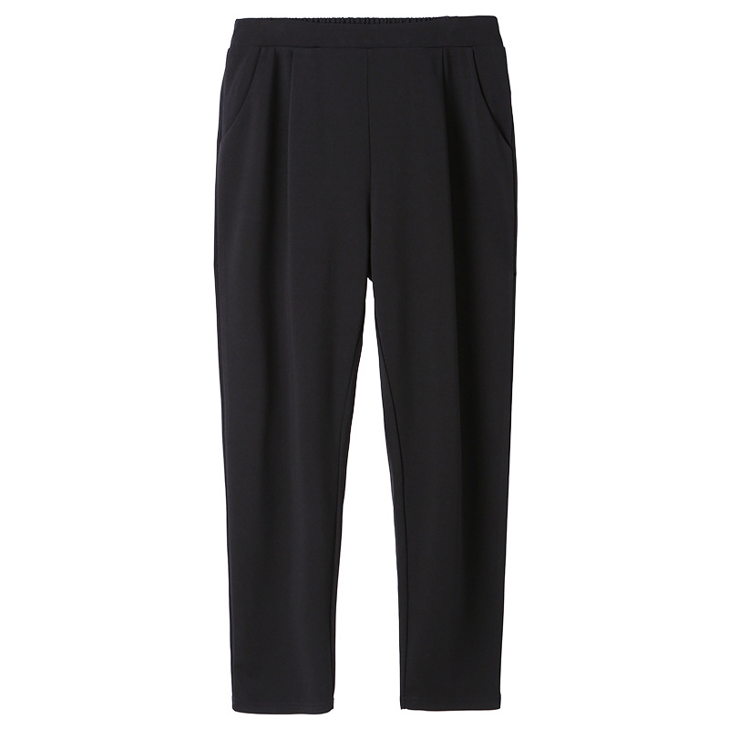 2022 Spring plus Size plus Size Plump Girls Casual Trousers Fat mm Tappered Pencil Pants Slimming Korean Style