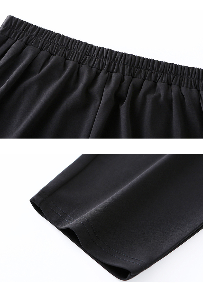 2022 Spring plus Size plus Size Plump Girls Casual Trousers Fat mm Tappered Pencil Pants Slimming Korean Style