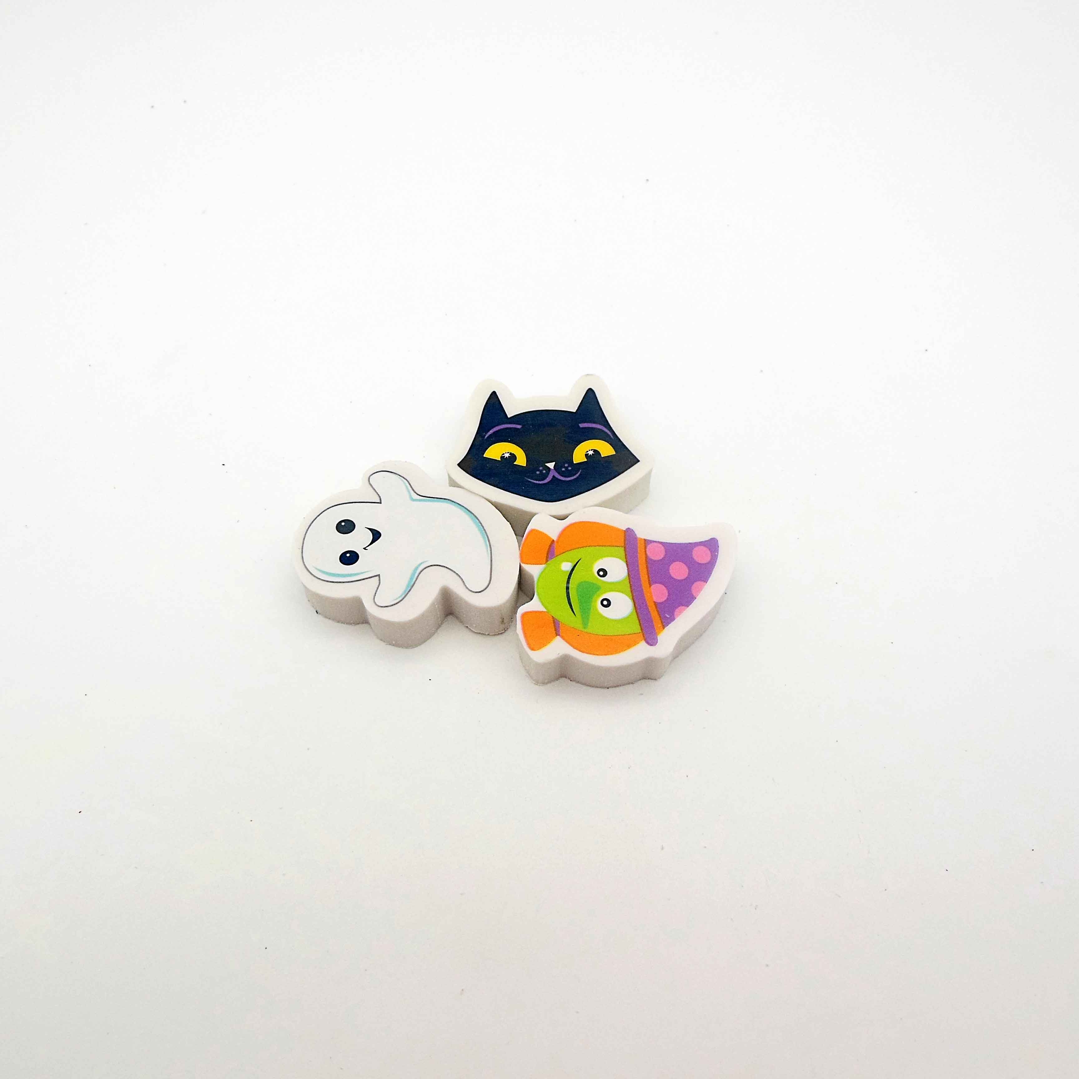 Nine Halloween Thermal transfer eraser set