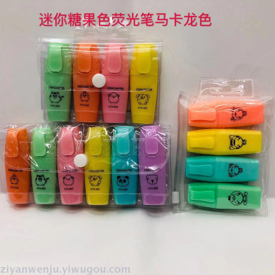 Mini candy colored highlighter macaron light Mimi marker