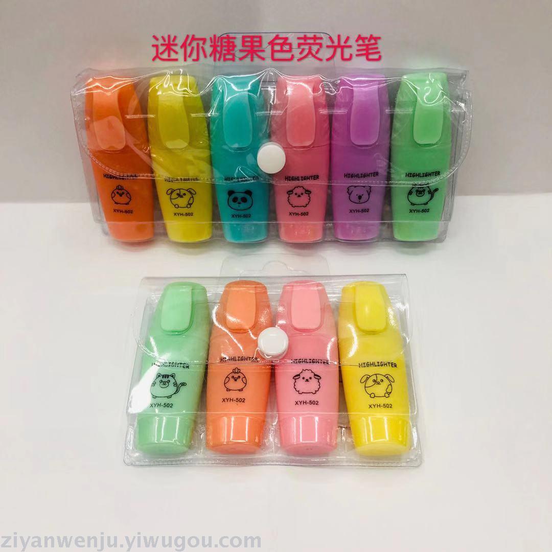 Mini candy colored highlighter macaron light Mimi marker