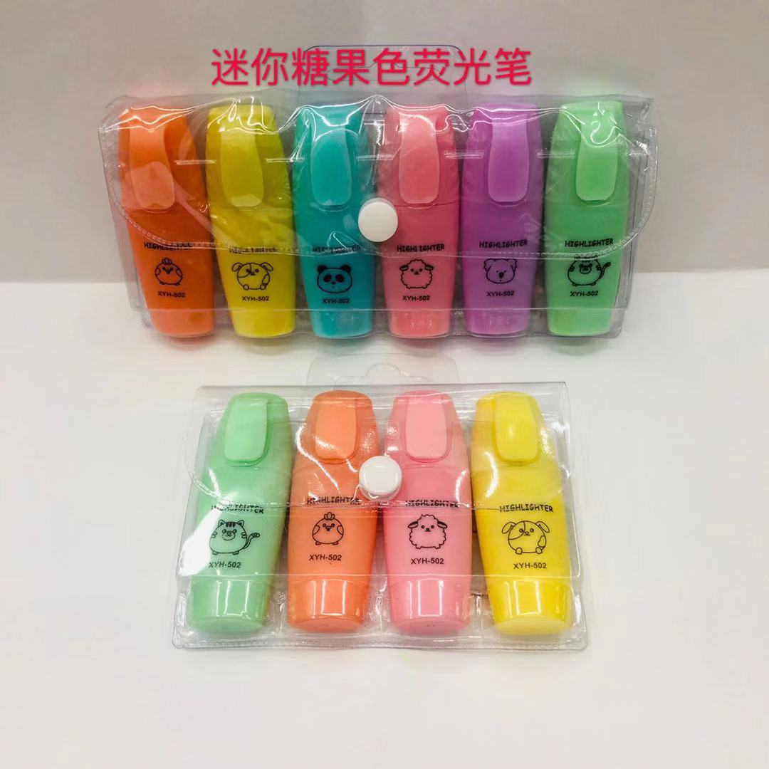Mini candy colored highlighter macaron light Mimi marker